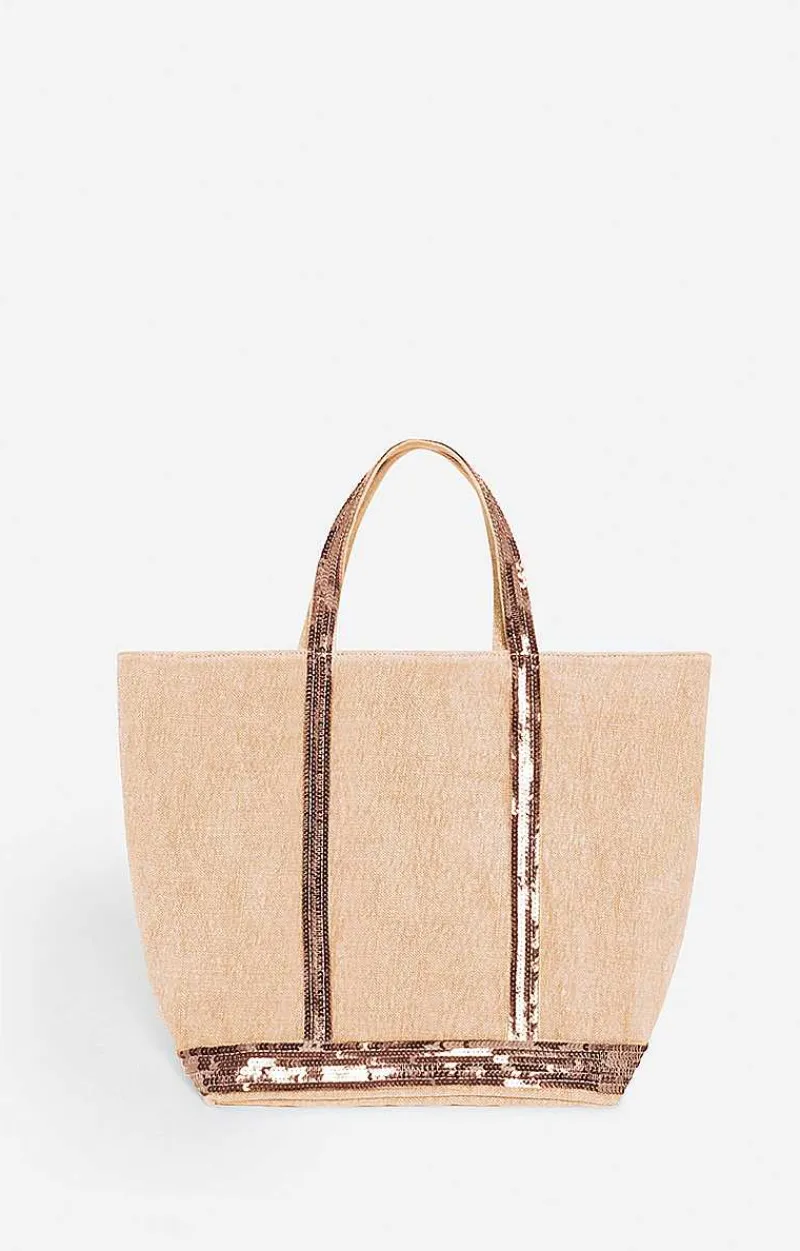 Linen M Cabas Tote>Vanessa Bruno Outlet
