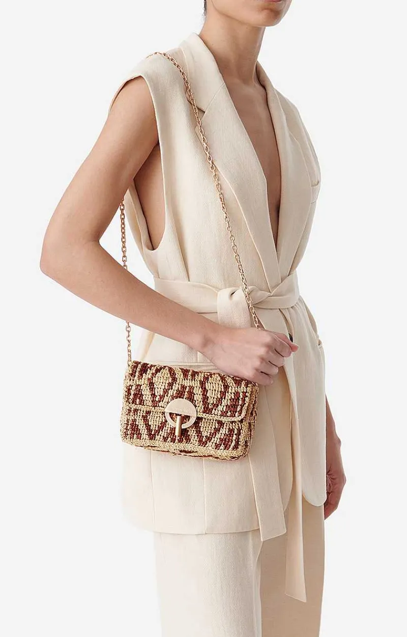Raffia Nano Moon Bag>Vanessa Bruno Fashion