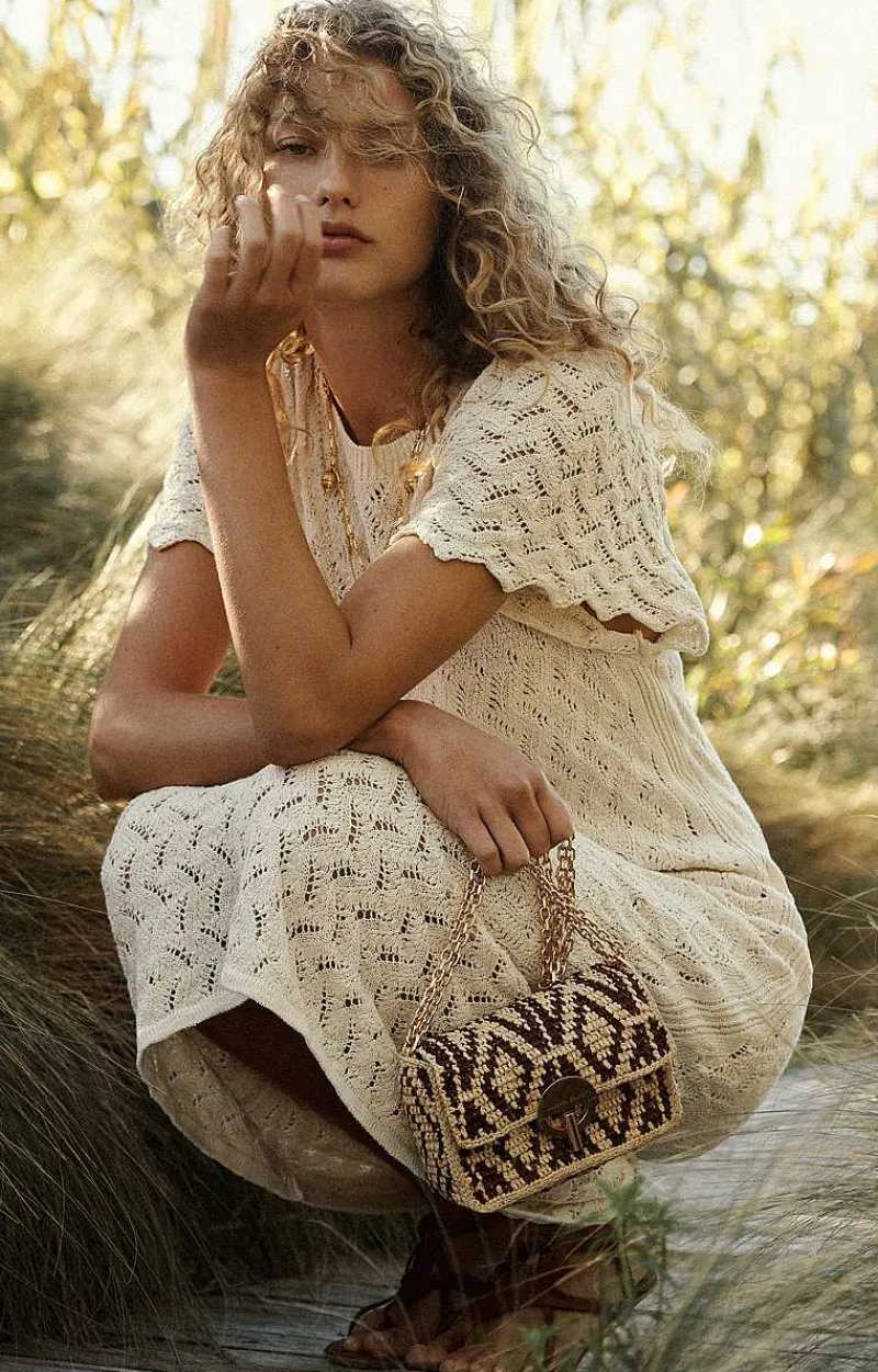 Raffia Nano Moon Bag>Vanessa Bruno Fashion